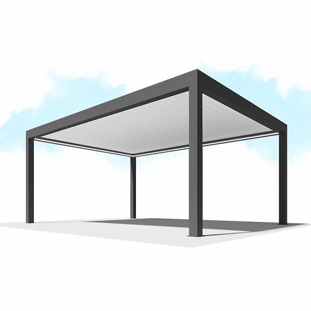 Пергола Сити-Форм Pergola В500-25П Bioclimatic с поворотными ламелями ЛАМЕЛЬ 250 X 53 (4,0х3,0) 1 модуль