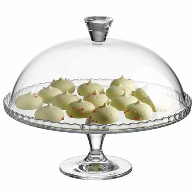 Подставка для торта 32 см h26 см со стеклянной крышкой d 30 см Патиссери Pasabahce 81269995