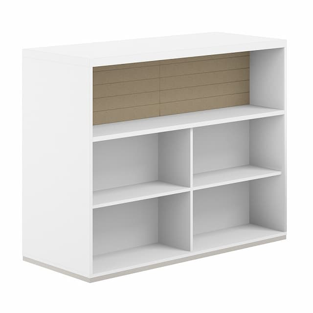 Стеллаж-комбо 1438 двухсторонний Norden Allegro AG.255.101.665.BG с топом и экраном тканевым высоким