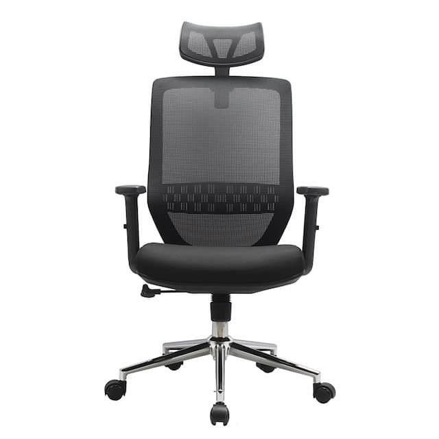 Кресло Riva Chair Alt RCH 833H чёрный/хром