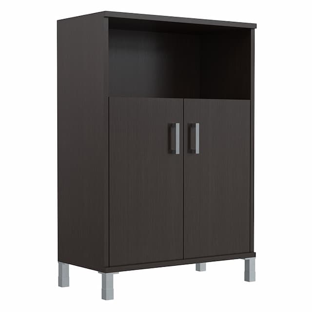 Шкаф средний с глухими малыми дверьми Skyland B 420.2 венге магия 900х450х1286 BORN
