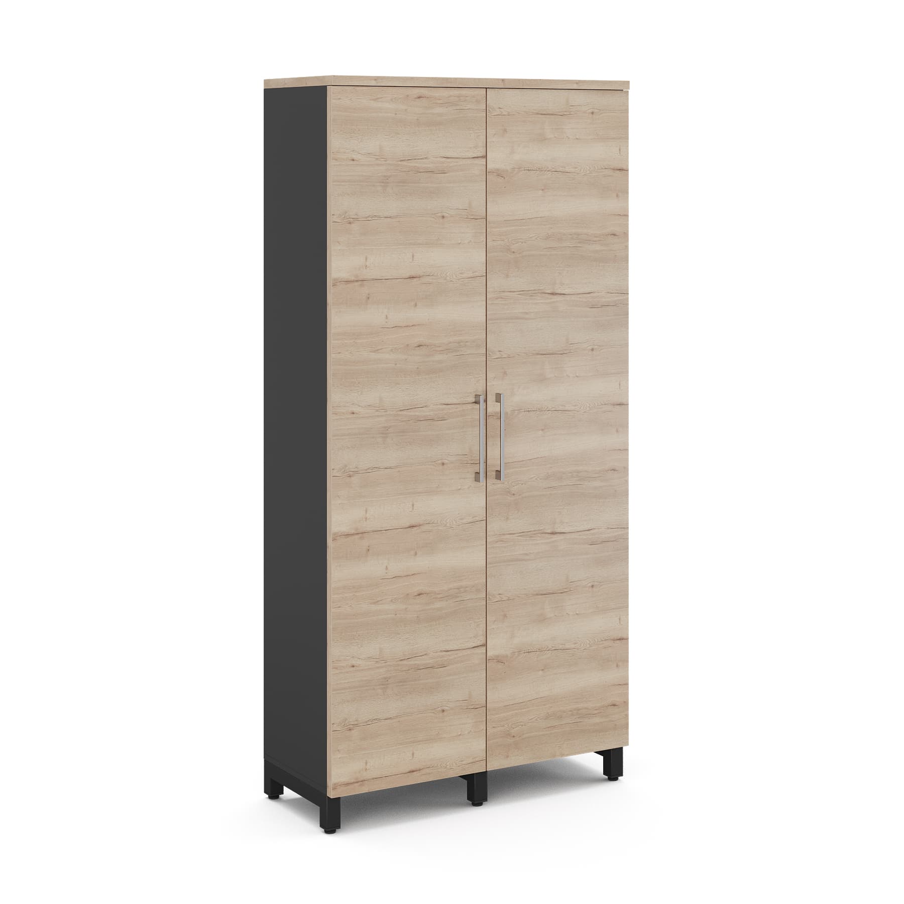 Шкаф распашной Kobor HR/5-90/60/M black/natural