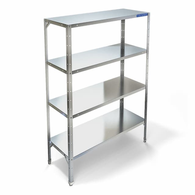 Стеллаж со сплошными полками Техно-ТТ СТР-124/1000