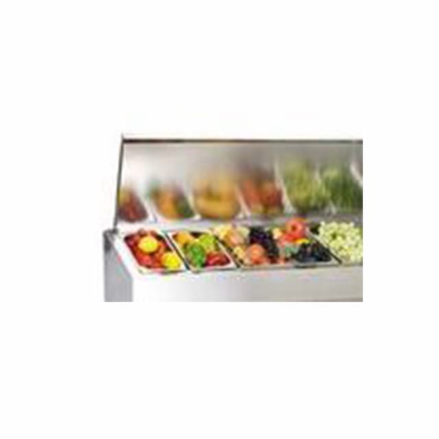 Холодильная витрина Carboma VT2-G (1/3) с крышкой