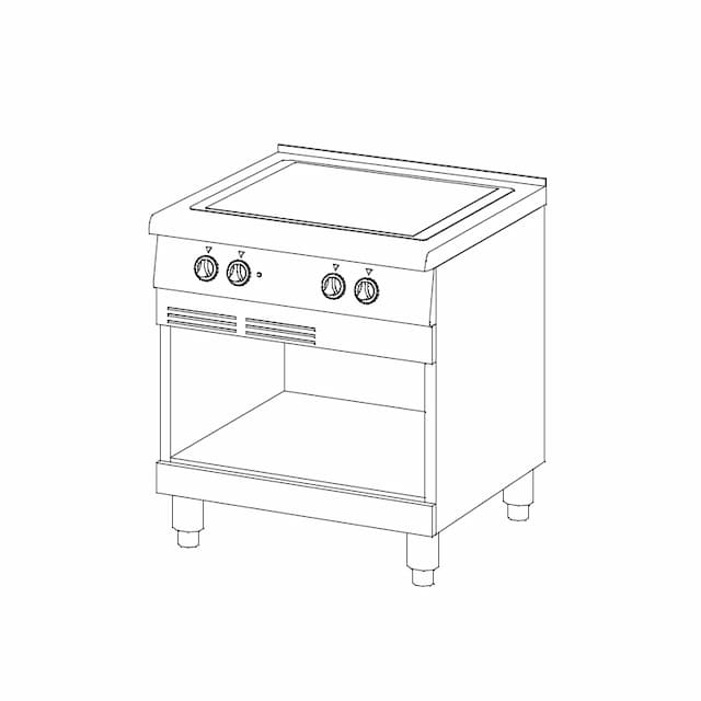 Плита со сплошной поверхностью Ascobloc MEH 440