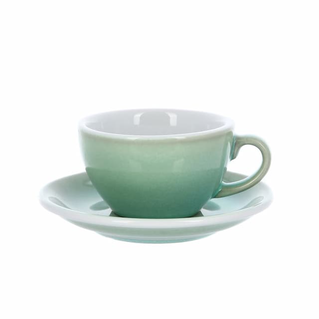 Кофейная пара Loveramics (Лаврамикс) Egg, 200ml, салатовая