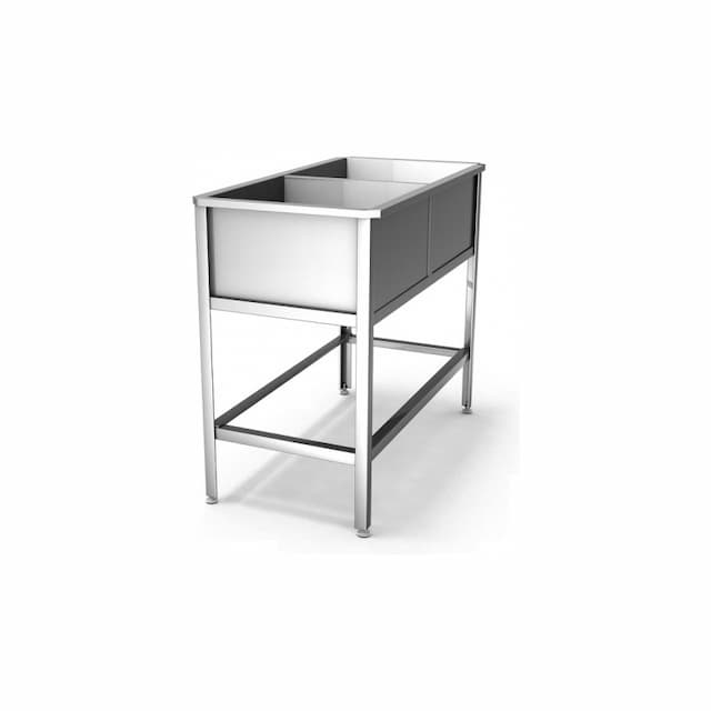 Ванна моечная двухсекционная ВМ 2/5 нерж